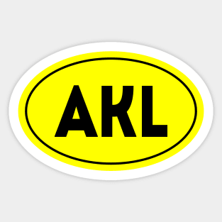 Auckland Airport Code Auckland International Airport New Zealand Sticker